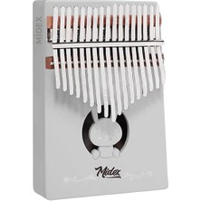 KLX-550 Beyaz Renk Gerçek Ağaç Kalimba 17 Tuşlu Full Set