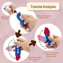 Fidget Toys Anti-Stres Bıçağı Rengi Seçin (Beyaz/mavi)