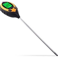 K136.003 4 Parametre Toprak Ph Nem Isı Işık Ölçer, Siyah