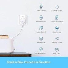 Tapo P110, Mini Akıllı Wi-Fi Soketi, Enerji Izleme, Amazon Alexa ve Google Home ile Çalışır, Uzaktan Kontrol, Cihaz Paylaşımı, Hub Gerekmez