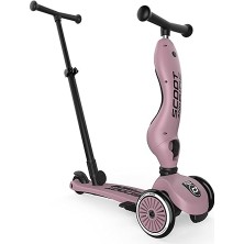 & Ride Highwaykick 1 Push And Go Kickboard Oturaklı Çocuk Scooter'ı, 2'si 1 Arada Direksiyonlu Denge Bisikleti, 1 2 Yaşından Itibaren, Yüksekliği Ayarlanabilir, Aletsiz