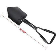 WP335006 570MM Katlanabilir Çok Amaçlı Profesyonel Kamp Küreği