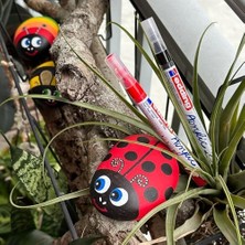 Ayko 5300 Akrilik Markör 5'li Set, Temel Renkler, 5 Akrilik Boya Kalemi Seti, Ince Yuvarlak Uç 1-2 mm