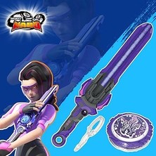 Nado Savaş Üstleri Erkek Çocuklar Için Patlama Oyuncağı Grils Yaş 5+ Oyun Üstü Oyuncaklar, Kılıç Fırlatıcı - Dream World Magic Dragon, Lightning Purple