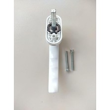 Pimapen Pencere Kolu Balkon Sürme Kapı Kolu (2, Beyaz)