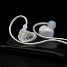 Ayko Gate In-Ear Monitor W/mic | Beyaz | Sahne, Stüdyo Veya Odyofil Için Kulak Içi/ın-Ear Kablolu Monitör Kulaklık (Mikrofonlu Versiyonu)