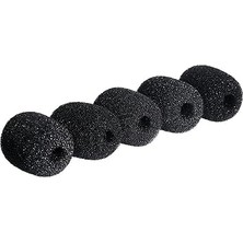 Mikrofon Pedi Mikrofon Süngeri Mikrofon Yastığı Yaka Mikrofon Süngeri Kulaklık Mikrofon Süngeri Kürsü Mikrofon Süngeri (Siyah)