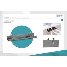 Kablo Yönetimi Kanalı, Alt Sehpa Siyah