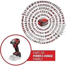 Professional Akülü Darbeli Somun Sıkma Tp-Cı 18/250-C Li Bl-Solo Power X-Change (18 V, 250 Nm Tork Seviyesi, 1000 Nm Serbest Bırakma Torku, Kömürsüz, Harici Kare Uç Soketi)