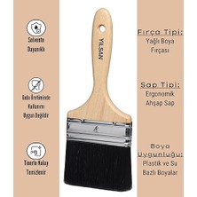 Boya Fırçası [no: 4 (10 Cm), Yağlı Boya]