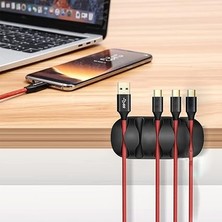 Home 3 Adet 5 Kanallı Kablo Tutucu Sabitleyici