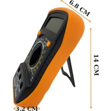 XL830L Dijital Multimetre LED Ekranlı Avometre Mini Ölçü Aleti 9V Pil Hediyeli Cep Multimetresi