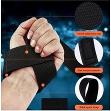 Lifting Straps Siyah Ağırlık Kaldırma Kayışı 2’li