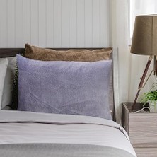 Kamp Yastığı, Seyahat Yastığı, Silikon Elyaf Dolgulu Hafif Küçük Yastık, Orta Sertlikte, Nefes Alabilir Kılıf, Kamp, Uçak ve Araba Için Ideal 35X50CM Polar Antrasit