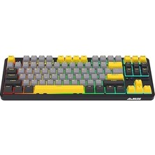 K870T Pro Kablosuz Hot Swap Mekanik Oyun Klavyesi-Rgb - 10 Adet Switch, Tuş ve Switch Sökme Aparatı Hediyeli (K870T Pro Siyah - Brown Switch)