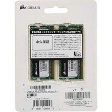 Ayko Value Select Sodımm 16GB (2X8GB) 1600MHZ CL16 1.35V Ddr3 Ram (CMSO16GX3M2CL1600C11)