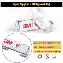 Adet Kendinden Yapışkanlı Kablo Klipsi Ofis Ev Kullanımı Tel Masaüstü Düzenleyici Şarj Kablosu Tutucu