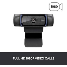 C920E / C920 Hd Web Kamerası, Full Hd 1080P Video Arama ve Kayıt, Çift Stereo Ses, Stream Gaming - Siyah (Tripod Yok)