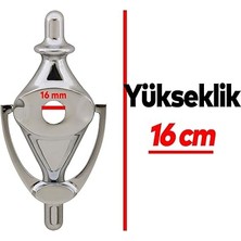 Kumru Kapı Tokmağı Taktak Dürbün Uyumlu Tak Tak Zil Krom