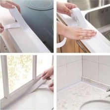 Su Sızdırmaz Geçirmez Bant 3,2 M x 38 Lavabo Küvet Kenar Bandı Dayanıklı Kullanım İçin