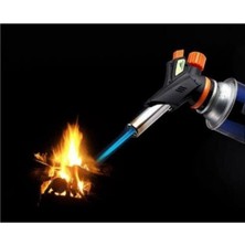 Tüp Hediyeli 1300C° Profesyonel Pürmüz Çakmak Gazına Uyan Kafa Isı Ayarı Manyeto Kendinden Çakmak