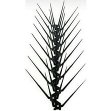 Adet Sıkışık Dikenli Kuş Koruma Bariyeri - Kuşları Kovmak Için Etkili Çözüm 50 Cm/güvercin Kovucu (Siyah)