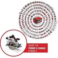 Professional Akülü Daire Testere Tp-Cs 18/190 Li Bl-Solo Power X-Change (18 V, Ø190 mm Testere Bıçağı, Kömürsüz, 65 mm Kesim Derinliği, Aletsiz Ayar, Akü Dahil Değildir) - 4331210