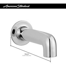 Ayko Standard 8888317.243 Studio S Diveter Olmayan 1/2 IPS Küvet Ağzı, Mat Siyah