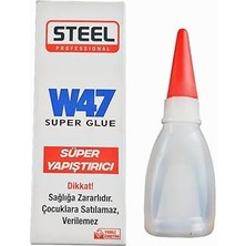 2 Adet Steel V47 Süper Hızlı Japon Yapıştırıcı, Çok Amaçlı Hızlı Yapıştırıcı, Güçlü Tutuş, Hızlı Yapıştırma, Dış Şoklara Dayanıklı, Süper Güçlü