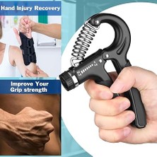 Antrenörü Önkol Antrenman Cihazı, Parmak Dambıl Ayarlanabilir Direnç 5-60 Kg, Parmak Antrenörü, Tutuş Gücü Antrenörü, Sporcular Için Kaymaz ve El Rehabilitasyon Egzersizleri