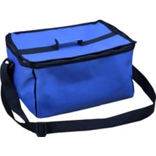 Termos Çanta – 22L Sıcak Soğuk Tutucu Isı Yalıtımlı Omuz Askılı Kamp, Piknik, Plaj, Araç Çantası – Bpa Free, Mavi, 36X30X20 cm