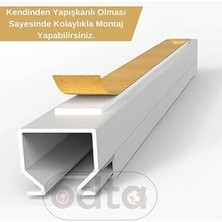 4 Metre (25X16) | Kendinden Yapışkanlı Kablo Kanalı | 4m (10 Adet x 40CM) | Kablo Gizleyici