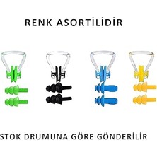 2 Takım Kulak ve Burun Tıkayıcı Havuz Seti | Silikon Yüzücü Tıkaç Seti – Burun Klipsi & Kulak Tıpası | Yetişkin & Çocuklar Için | Yüzme, Duş, Sörf ve Su Sporları Için | Saklama Kutulu