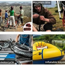 25'li Bisiklet Yama Kiti Bisiklet Lastik Tamir Seti Soğuk Yama