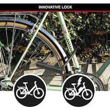 Lock U-Lock [tuş Kilidi] [braketli] 8170EURDPRO - Bisikletler Için Ideal