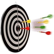 Tahtası Seti 15 Inç Büyük Orta Boy Çift Taraflı Dart Tahtası Oyun Seti