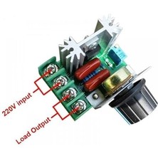 220V 2000W Scr Barındıran Hız Kontrolü Dimmer Motor Kontrolü