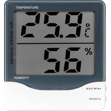 TFA30.5002 Dijital Sıcaklık ve Nem Ölçer, Siyah