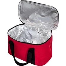 Izolasyonlu Piknik Çantası 20 Litre- Kırmızı Eko Büyük