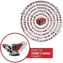 Professional Akülü Eksantrik Zımpara Tp-Rs 18/32 Li Bl-Solo Power X-Change (18 V, Kömürsüz Motor, 3,2 mm Salınım Çapı, 125 mm Zımpara Levhası, Zımpara Kağıdı Dahil) - 4462020