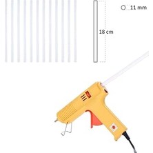 Sıcak Tutkal Çubukları, 20 Adet 11 mm x 180 mm Sıcak Tutkal Tabancası Için Isıyla Eriyen Tutkal Çubukları