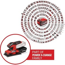Akülü Zımpara Tc-Os 18/187 Li Solo Power X-Change (Lityum-Iyon, Velcro Bant, Softgrip Tutma Yüzeyleri, 1x Zımpara Kağıdı Dahil, Akü ve Şarj Cihazı Dahil Değildir), Kırmızı - 4460725