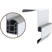 Çelik Kapı Kasa Fitili Contası Çelik Kapı Contası 6 Metre Beyaz