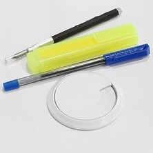 Masa Üstü Kablo Kanalı Deliği Kapağı Beyaz Masa Kapağı 6 cm (5 Adet)