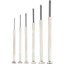 W 2251, Saatçi Tornavida Seti 6 Parça, Gri, Siyah