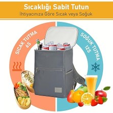 Termal Sırt Çantası Yalıtımlı Termos Soğutucu Çanta, Erkek Kadın Buzluk Çanta Soğutucu, Kamp Plaj Balıkçılık Öğle Yemeği Piknik Beslenme Yemek Taşıma Çantası