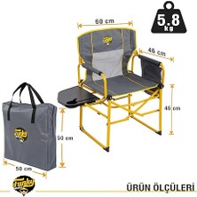 Chaırs Extra Katlanabilir Xl Kamp Koltuğu - Sarı