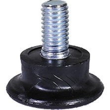 Nobel Bingo Rotil Ayak M8 Civatalı 25 mm Siyah Profil Ayağı 2.5 cm (10 Adet)