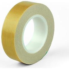 Çift ​​taraflı Yapışkanlı Montaj Bandı 2 mt x 19 mm | Ekstra Güçlü, Iz Bırakmaz, Dayanıklı Yapışkan Rulo Bant (Beyaz)