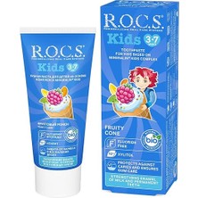Kids 3-7 Yaş Florürsüz Diş Macunu Meyve Külahı Tadında (1 x 45 G)